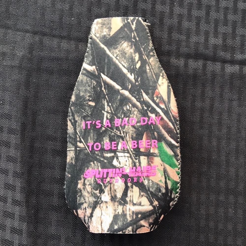 3 pack - “it’s a bad day to be a beer” bottle koozie coolie cup